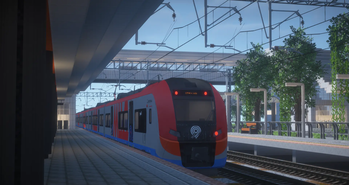 ES2G on "Nakhabino" Station (MCD Livery) #2