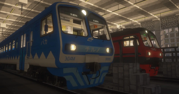 ED4M-9999 At the "Moskovskoe" Depot