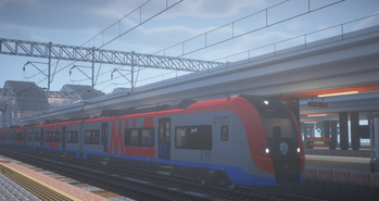 ES2G on "Nakhabino" Station (MCD Livery)