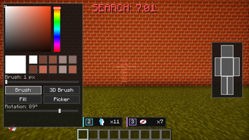 Paint menu in normal mode