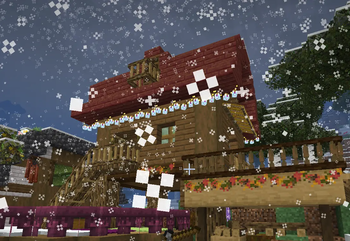 Snowy Cabin