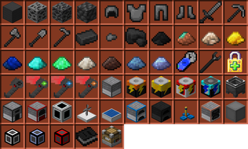 Items overview
