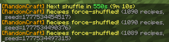 Random Crafting Recipe
