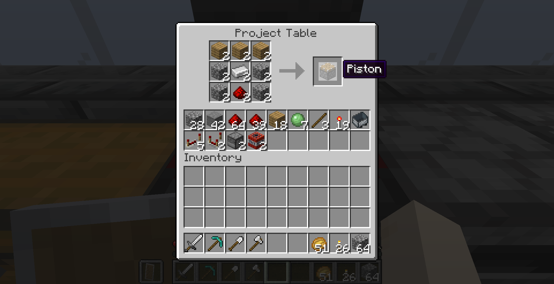 Project Table's UI