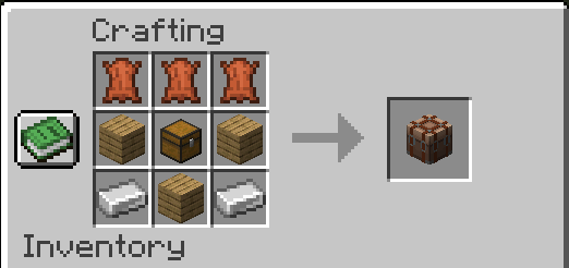 Camping crate crafting recipe