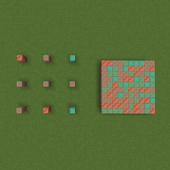 Roughly the same amount of oxidation