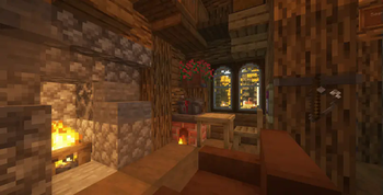 Cozy kitchen for morning coffe