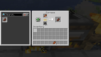 Cooking preserved flesh in a furnace