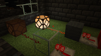 Redstone Lamp Showcase