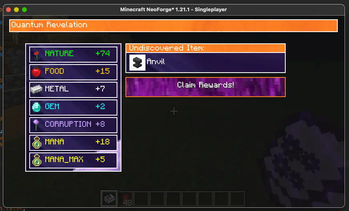 New Neoforge version GUi - Quantum Revelation