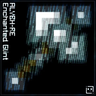 Cyan Binary Code Enchant Glint