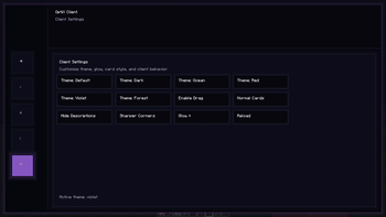 Customizable Client Themes