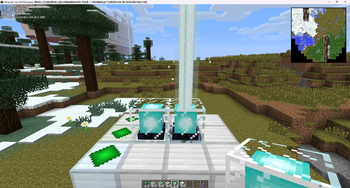 The use of beacon amplifiers in the game