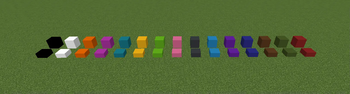  All the blocks and slabs of the mod