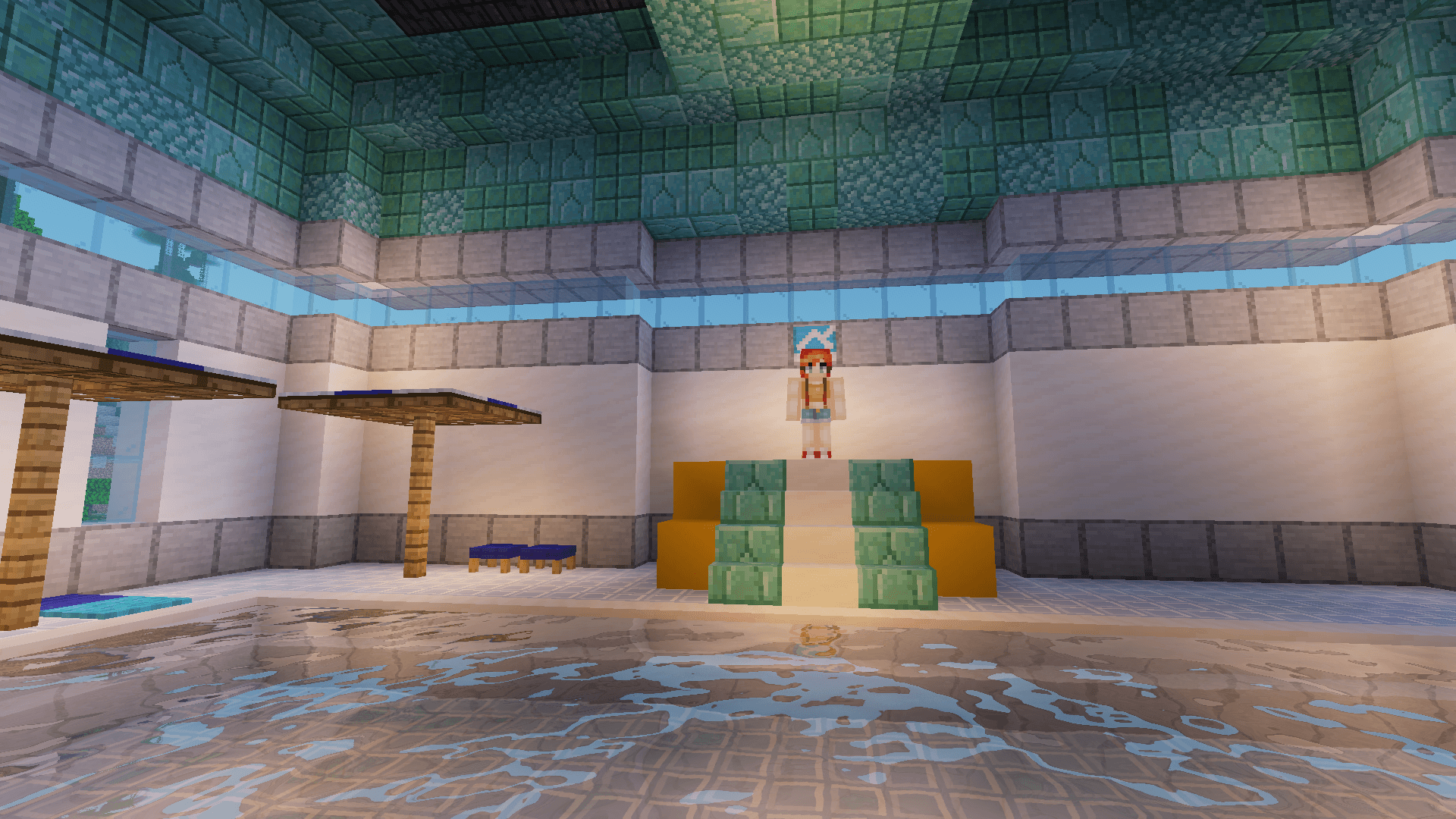 Cerulean gym interior