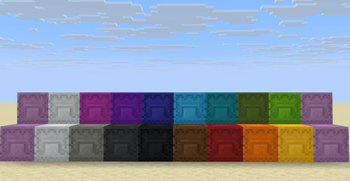 Colored Shulker Boxes