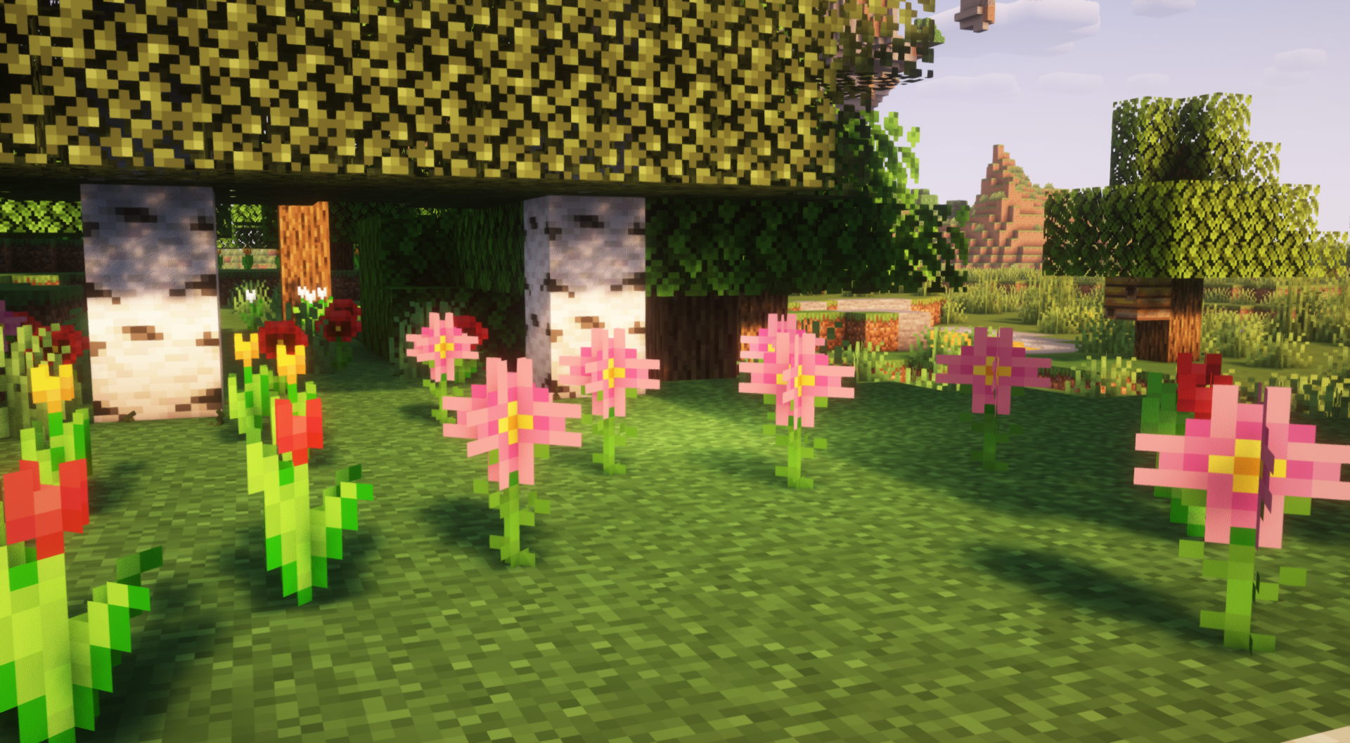 Spawn in flower forests
