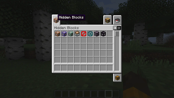 Hidden Blocks Tab