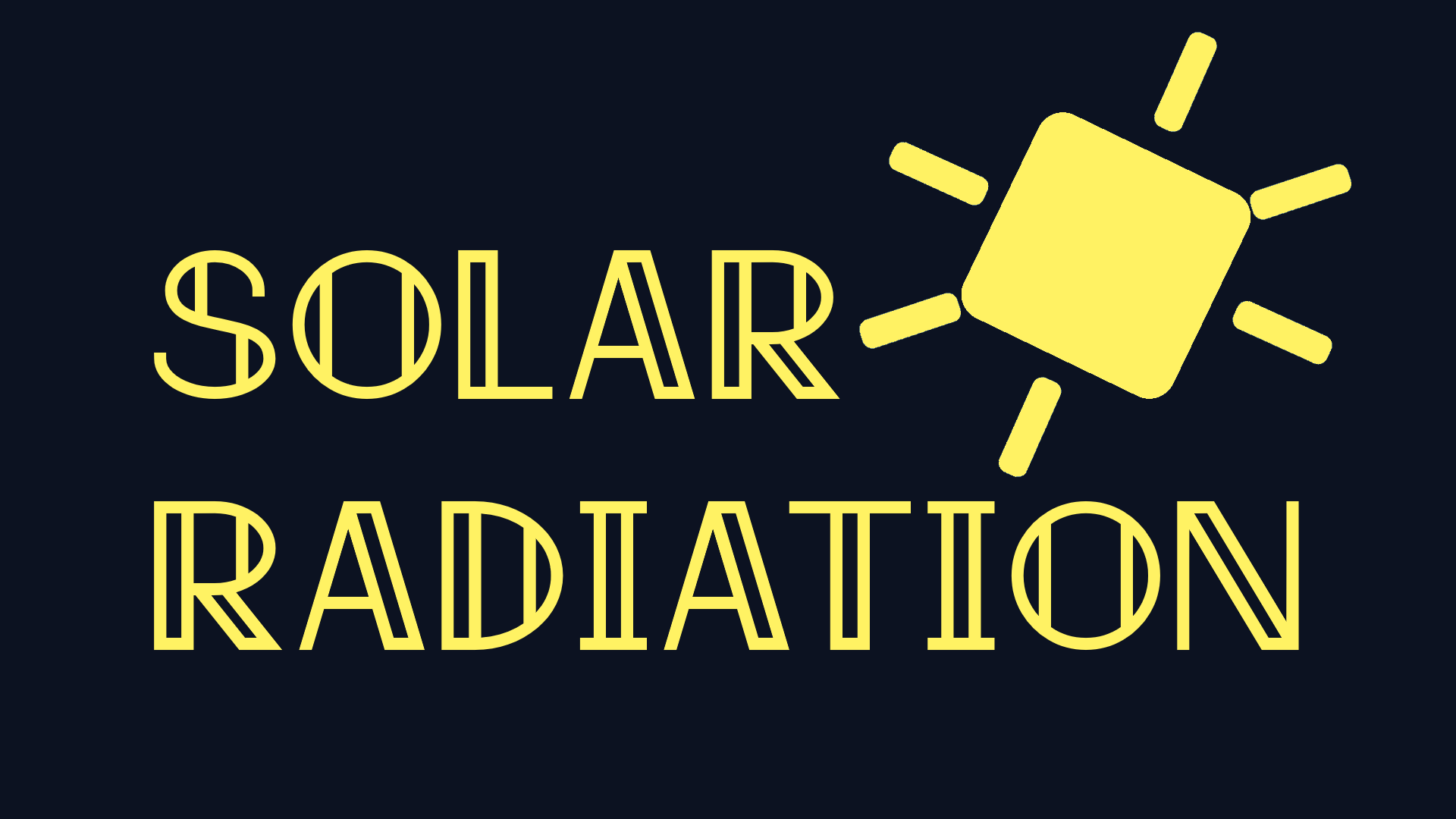 Solar Radiation Title