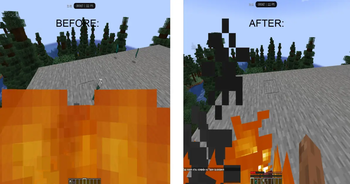 Low Fire Before/After