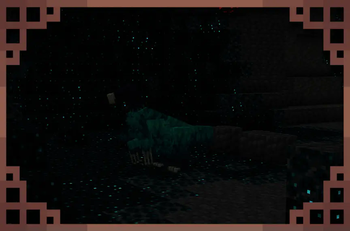 A Therizinosaur roams the deep dark