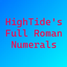 HighTide's Full Roman Numerals