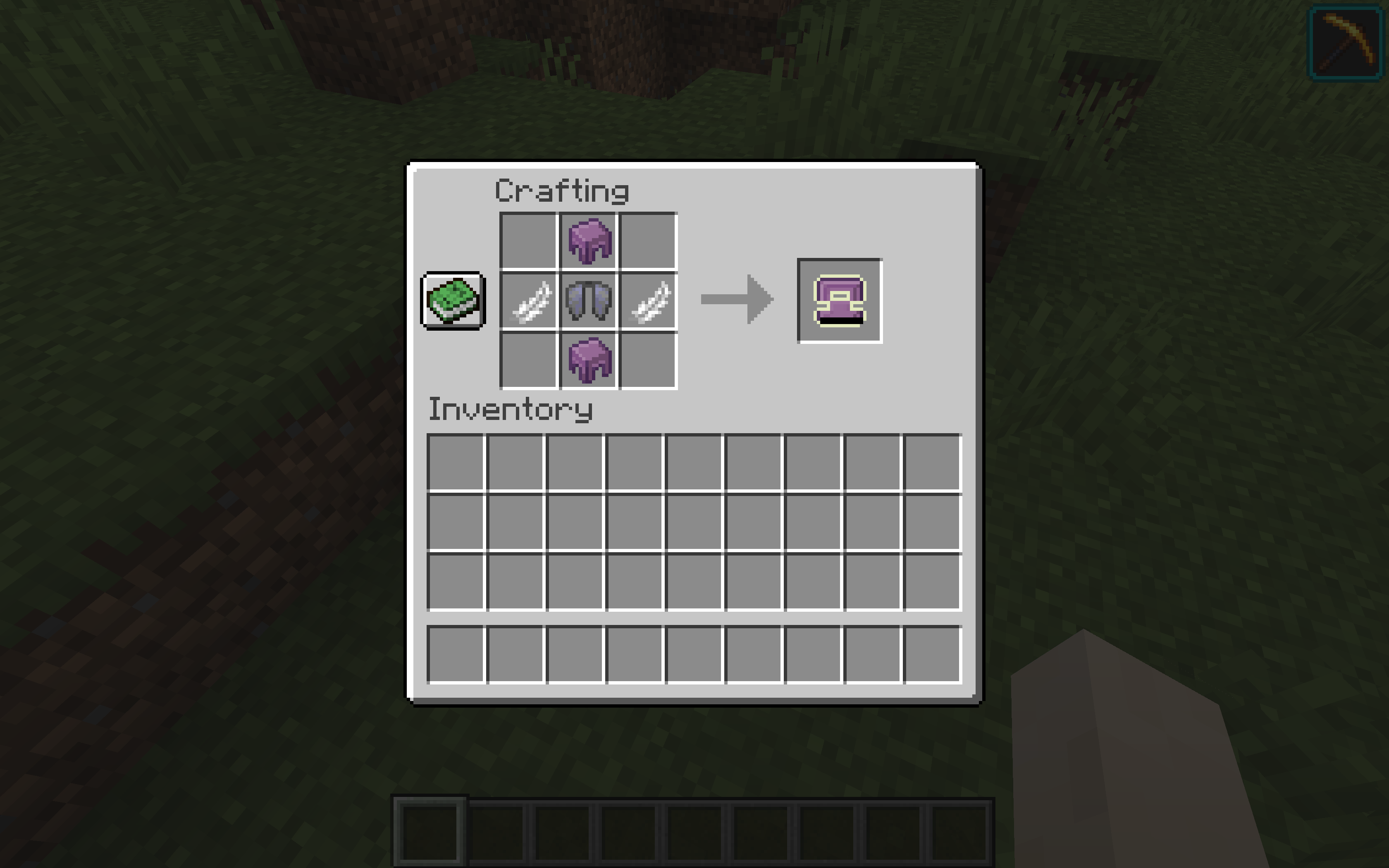 Crafting a Shulker Charm
