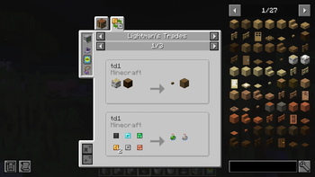 Persistent Trades Recipes in JEI