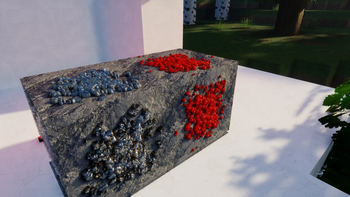 Iron and Redstone Ore