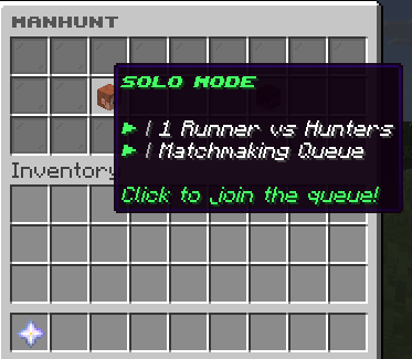 Manhunt game Creation Menu