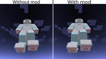 Examples of the paw beans changes.