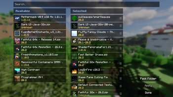 Better Resource Pack Menu — screenshot 1