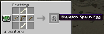 Skeleton Spawn Egg Recipe