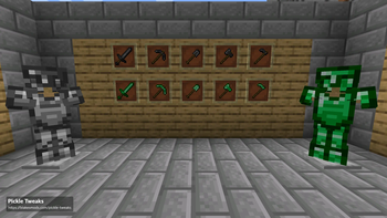 Flint and Emerald Tools and Armor