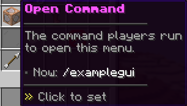 Commands ~ Menus