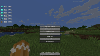 ArmorStats HUD Settings Menu