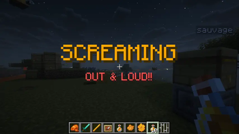 Player titles on scream