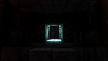 In the dark.