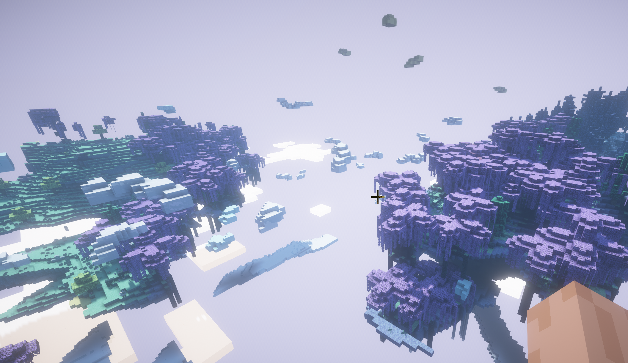 some custom biomes in the Aether