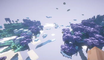 some custom biomes in the Aether