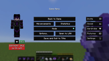 Darkened UI — screenshot 5