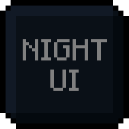 🌙 Night UI - A Dark Themed Resource Pack
