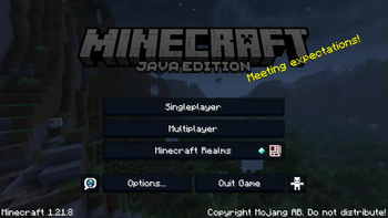 Main Menu
