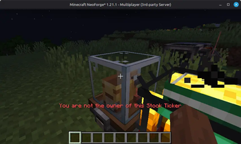 Error if you are not the Owner