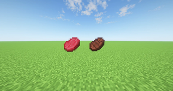 Raw and Cooked Horse Meat