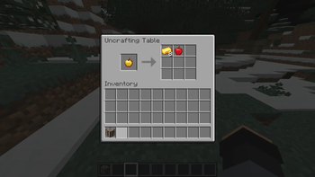Insıde Of Uncrafting Table