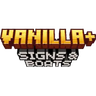 Vanilla+ Signs and boats