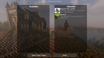 Resourcepacks UI