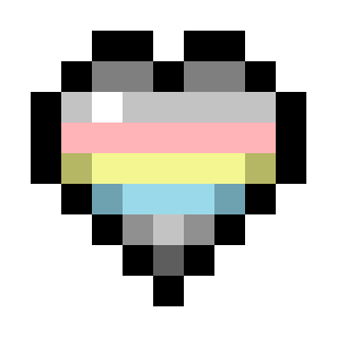 Demiflux Pride Flag Hearts (7-Color)
