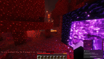 Player stuck in the nether